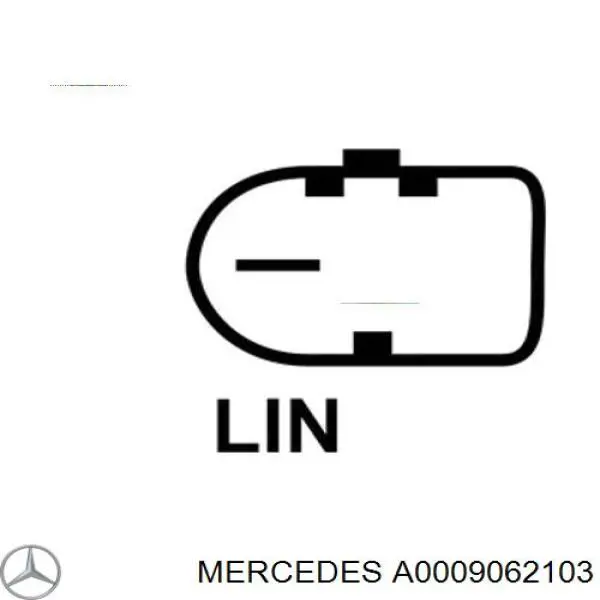 Generador Mercedes A0009062103