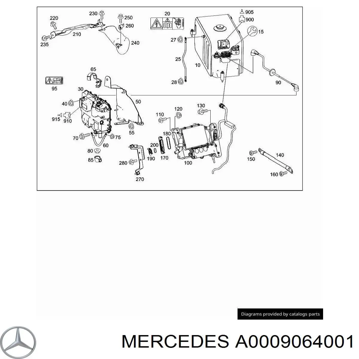 A0009064001 Mercedes inversor de potencia