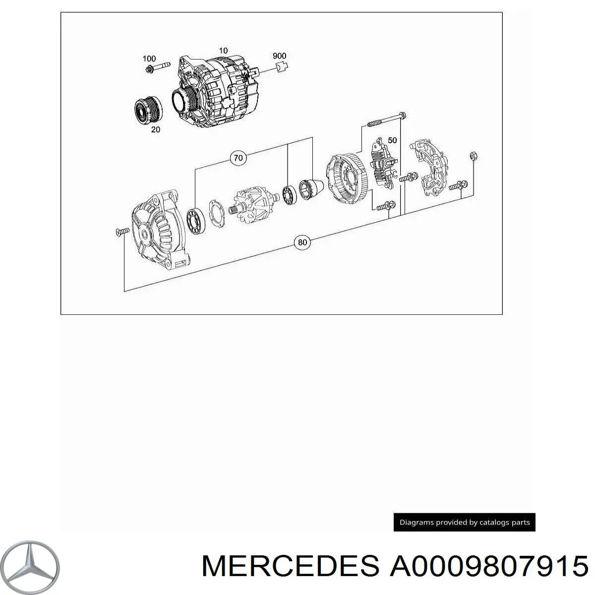  Mercedes A0009807915 precio, desde 206,12 EUR