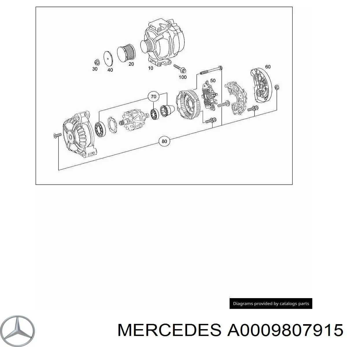 A0009807915 Mercedes 