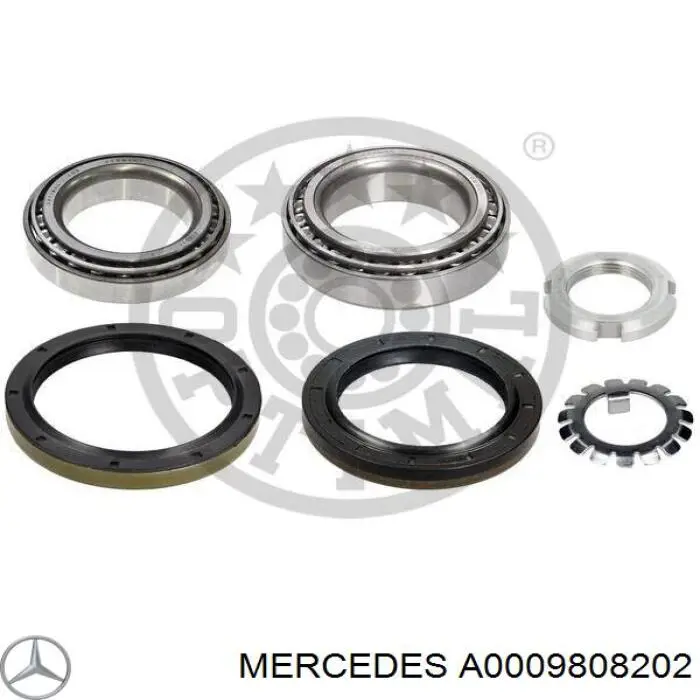 Cojinete exterior del cubo de rueda delantera Mercedes A0009808202 precio, desde 26,73 EUR