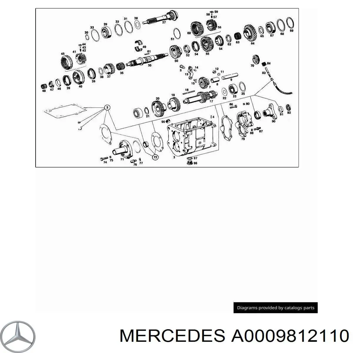 Comprar A0009812110 Mercedes Rodamiento de arranque
