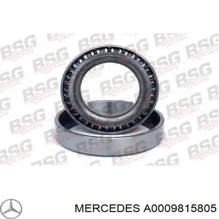 A0009815805 Mercedes cojinete interno del cubo de la rueda delantera