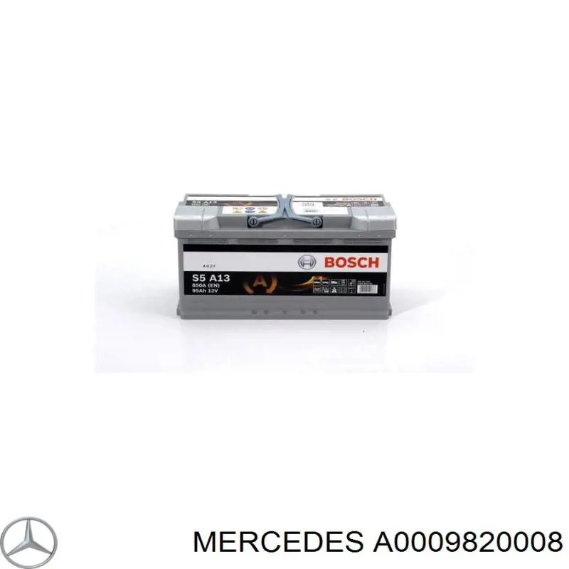 Batería de Arranque Mercedes (A0009820008)