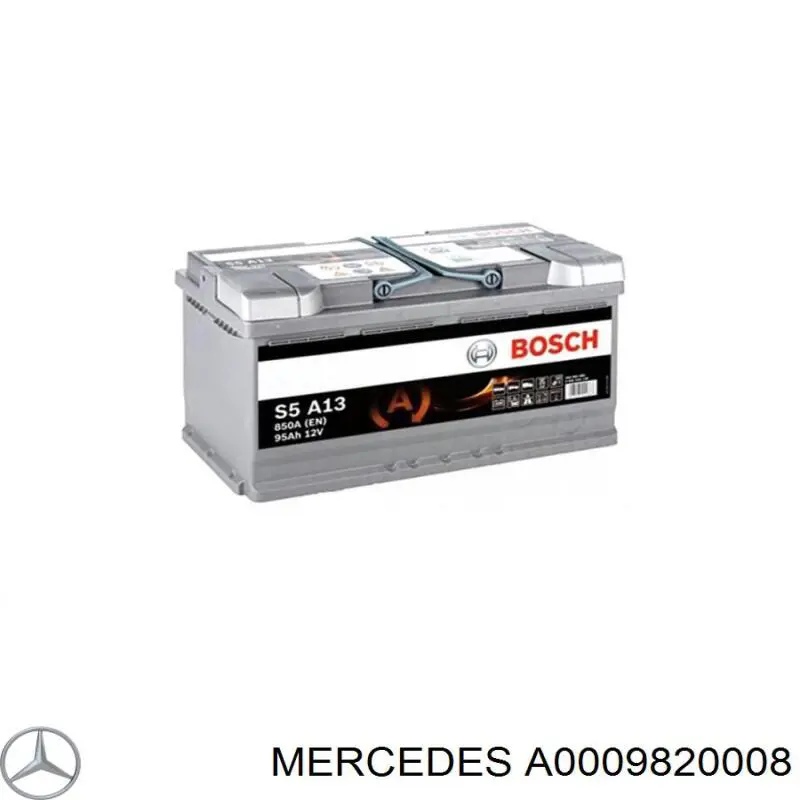 Comprar A0009820008 Mercedes Batería de coche