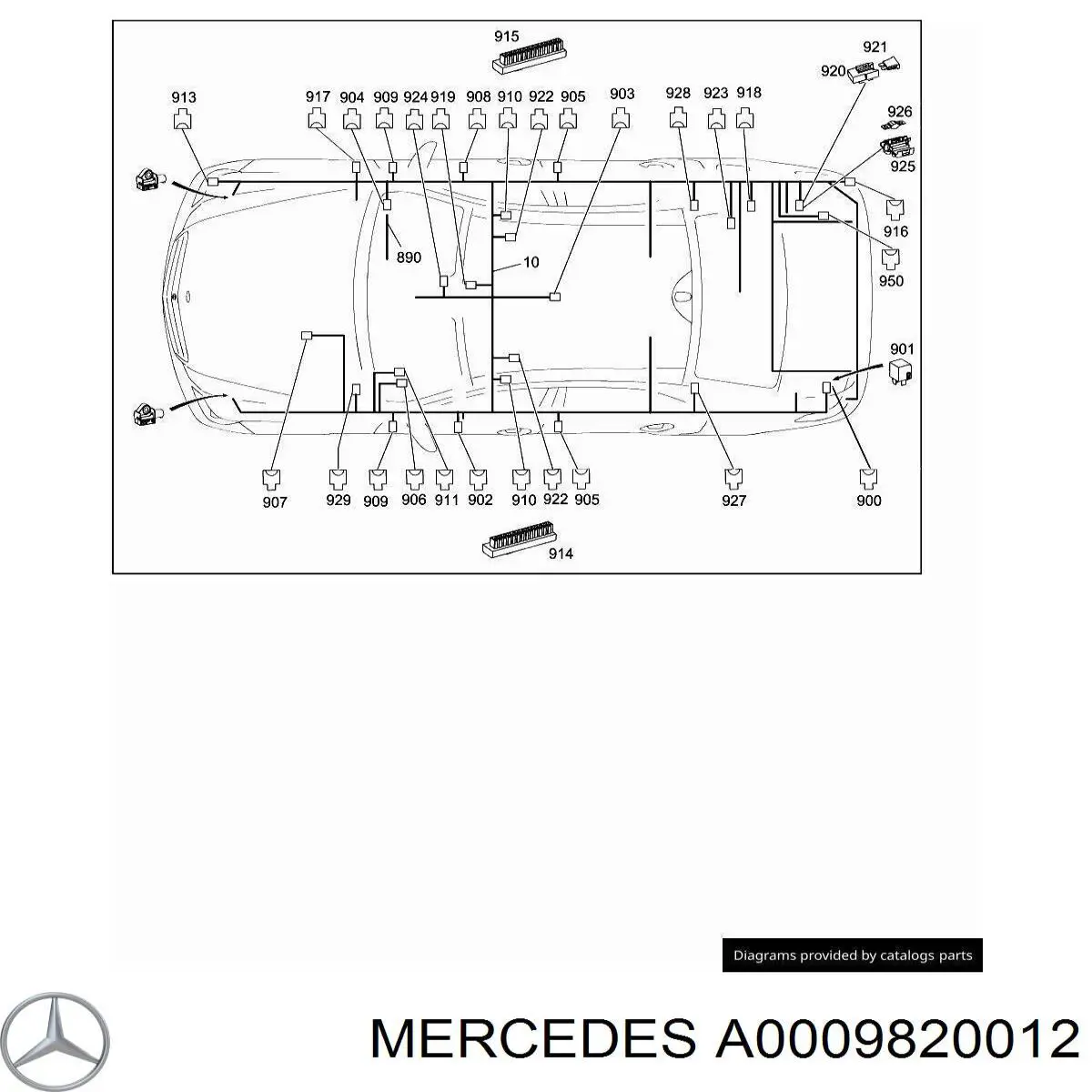 A0009820012 Mercedes