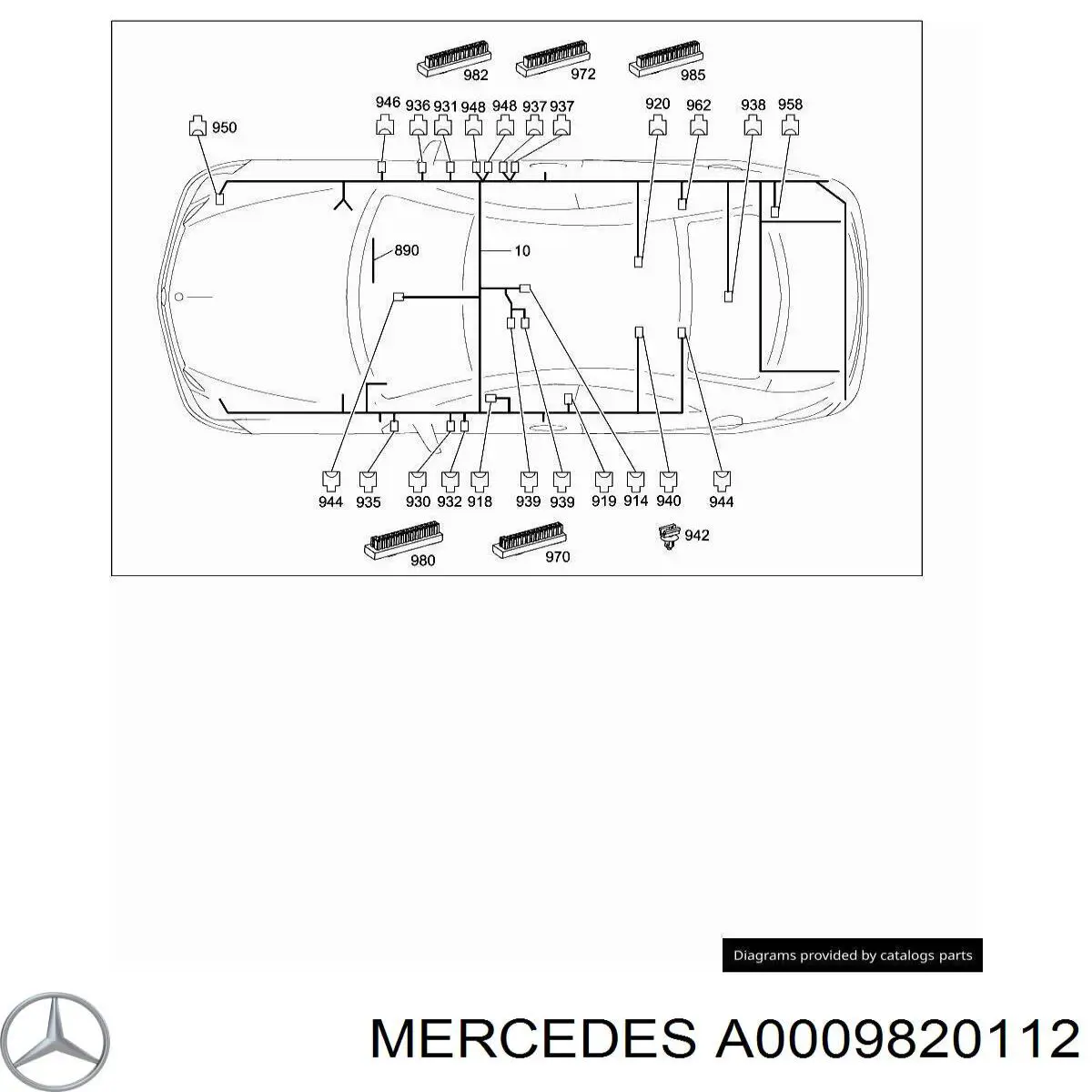  Mercedes A0009820112 precio, desde 32,59 EUR