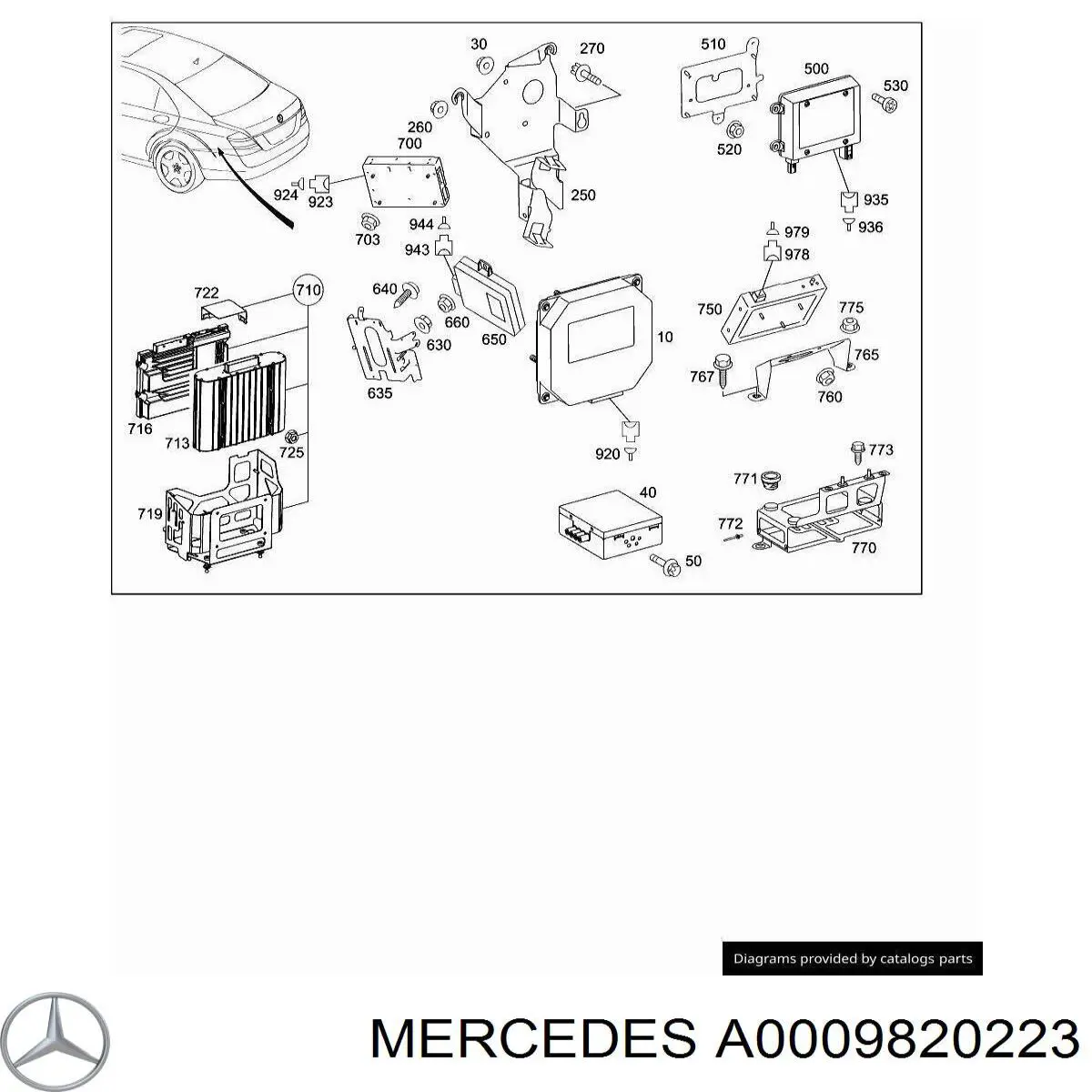 A0009820223 Mercedes