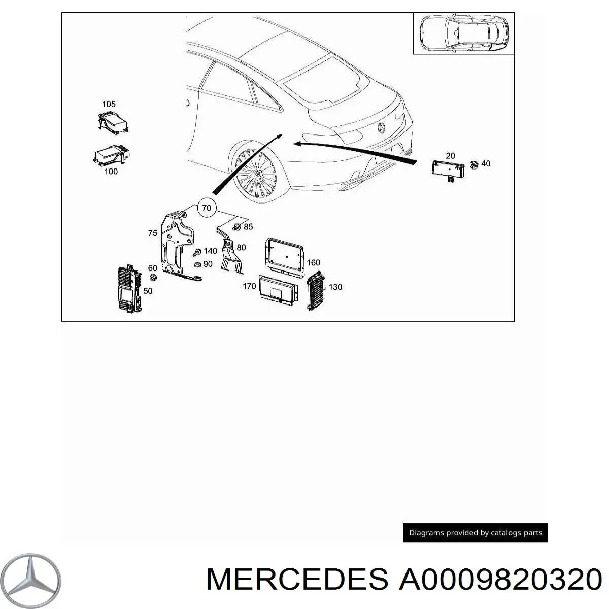 A0009820320 Mercedes