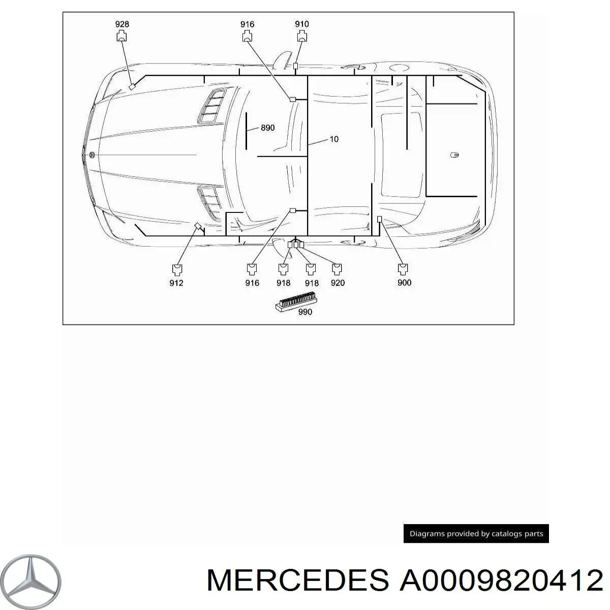  Mercedes A0009820412 precio, desde 39,20 EUR