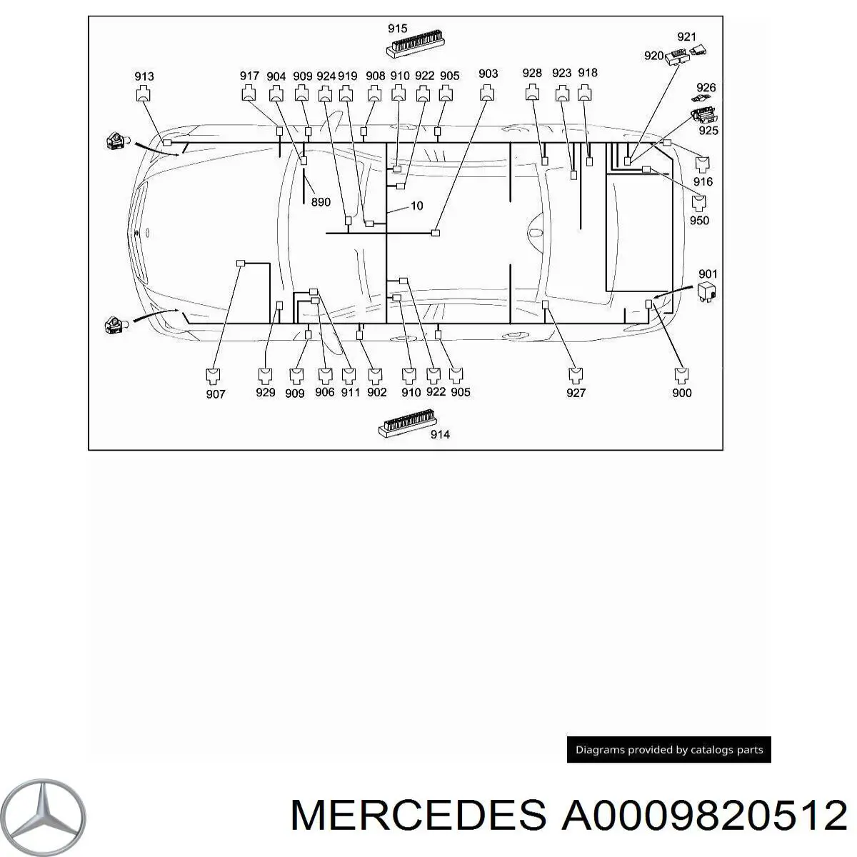 A0009820512 Mercedes