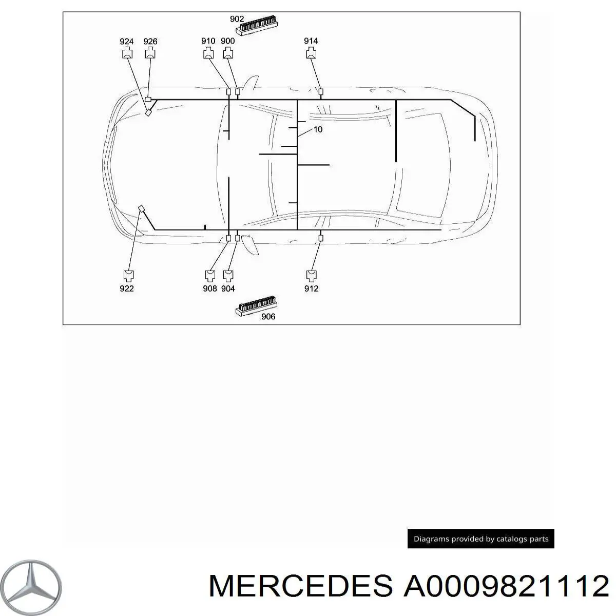 A0009821112 Mercedes 