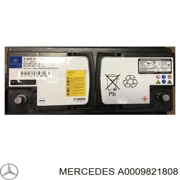 Comprar A0009821808 Mercedes Batería de coche