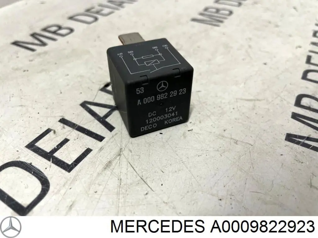 A0009822923 Mercedes