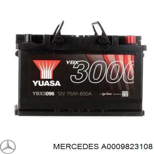Comprar 0009823108 Mercedes Batería de coche