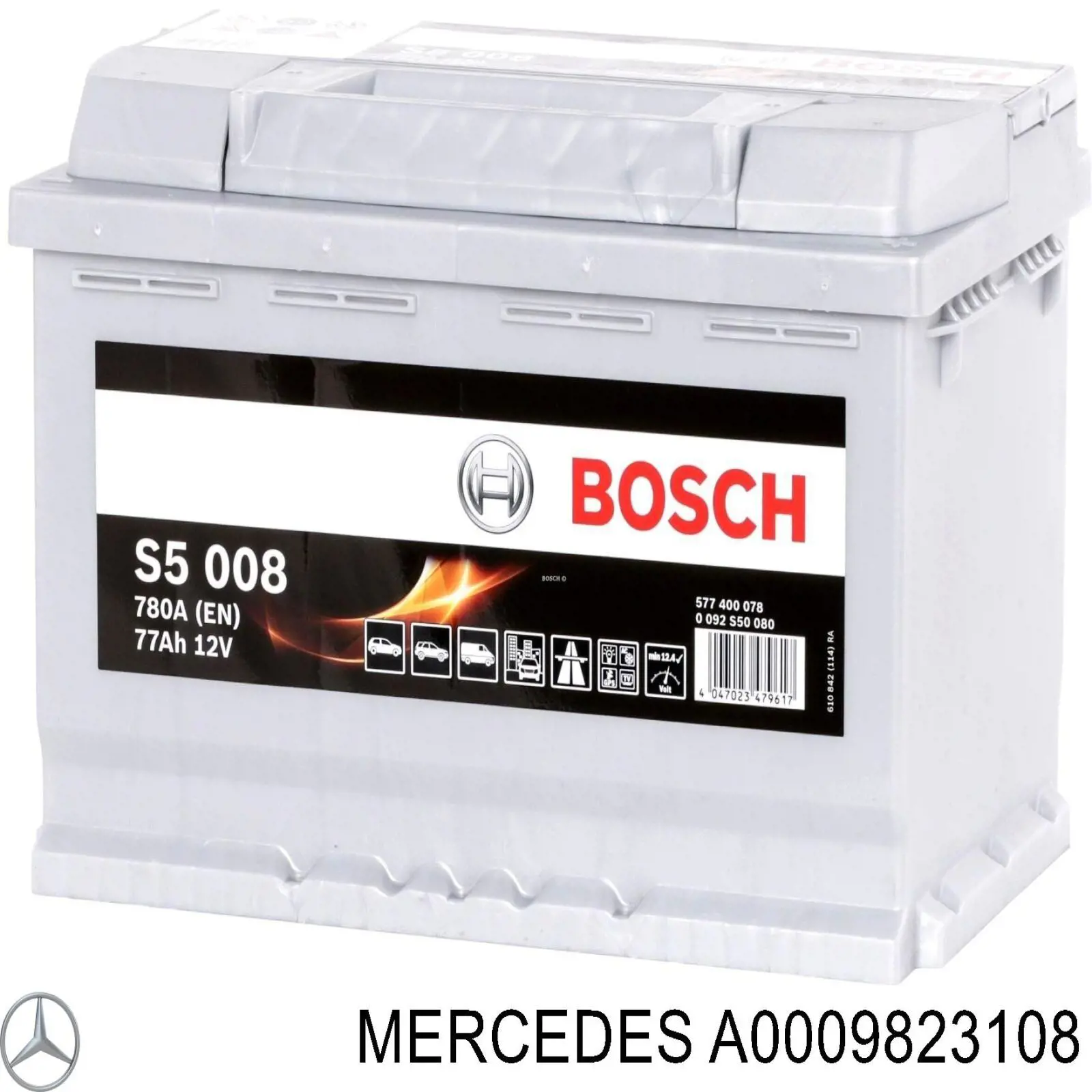 Batería 0009823108 Mercedes