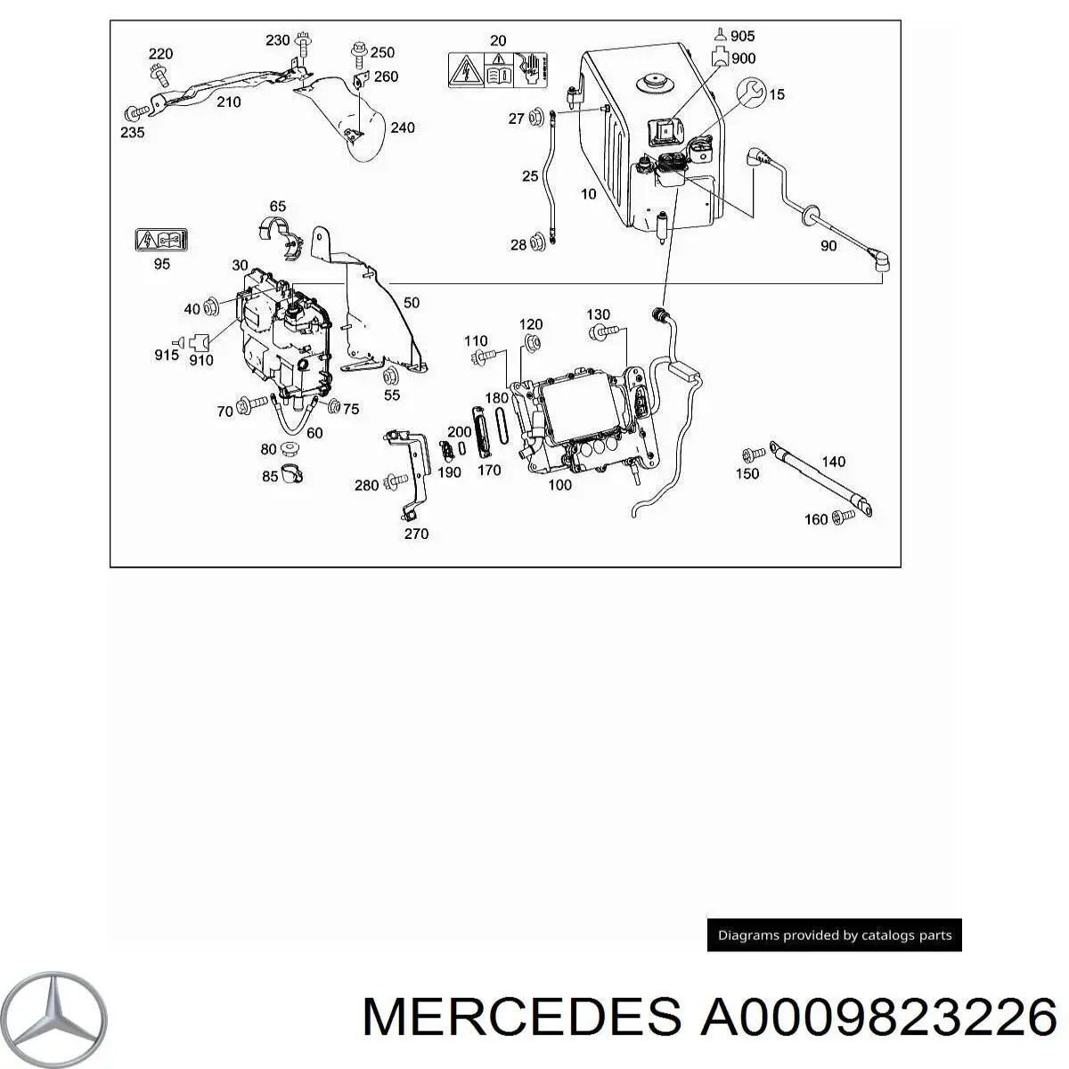 A0009823226 Mercedes 