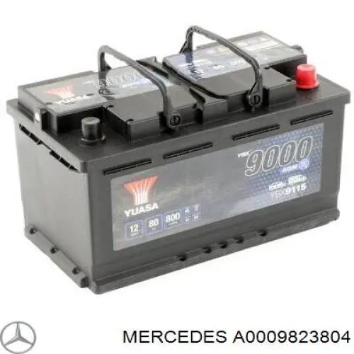 Batería Mercedes A0009823804