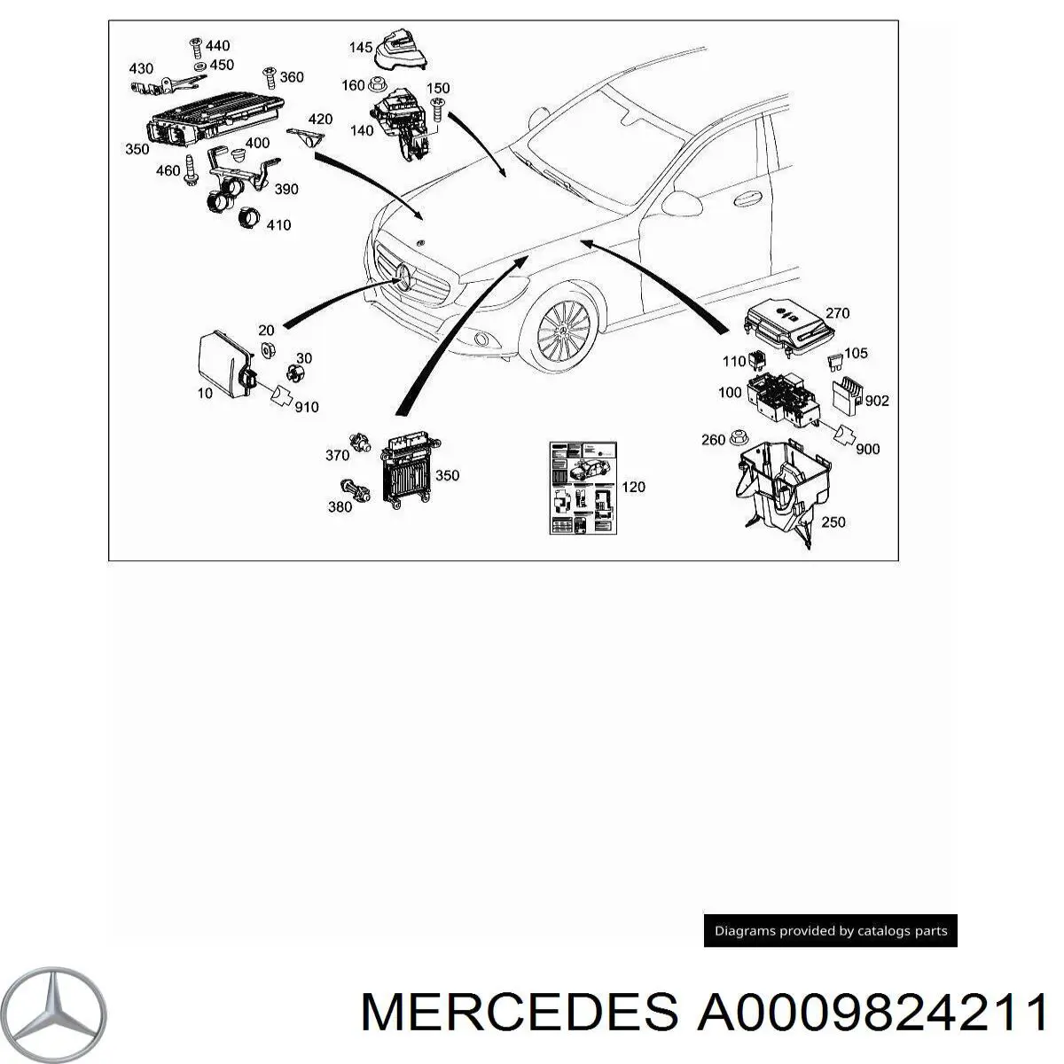 A0009824211 Mercedes 