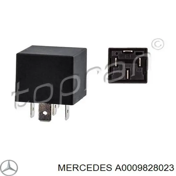 A0009828023 Mercedes relé de compresor de suspensión neumática