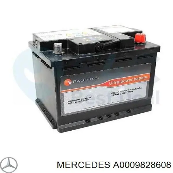 Batería de Arranque Mercedes (A0009828608)