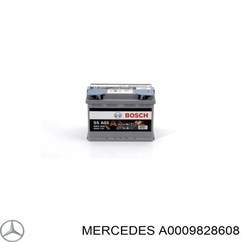 Batería de arranque Mercedes A0009828608 precio, desde 119,94 EUR