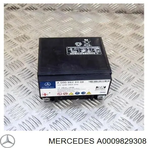 Batería de arranque MERCEDES A0009829308