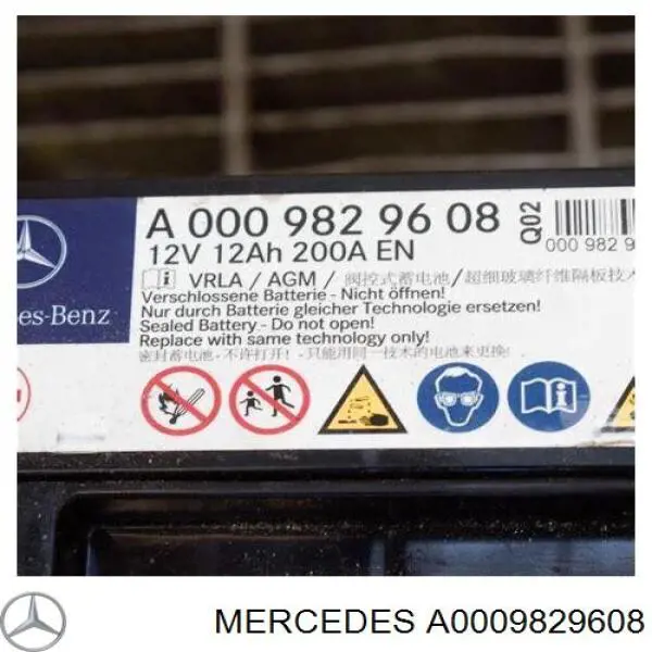 Batería A0009829608 Mercedes