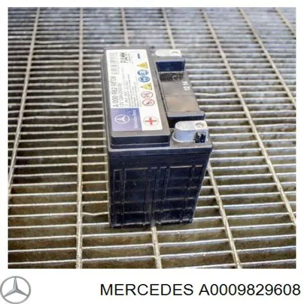 Batería de arranque MERCEDES A0009829608