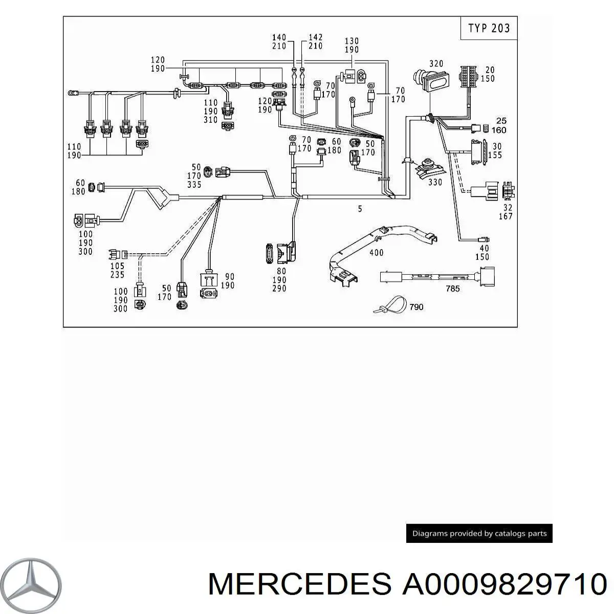 A0025461541 Mercedes 