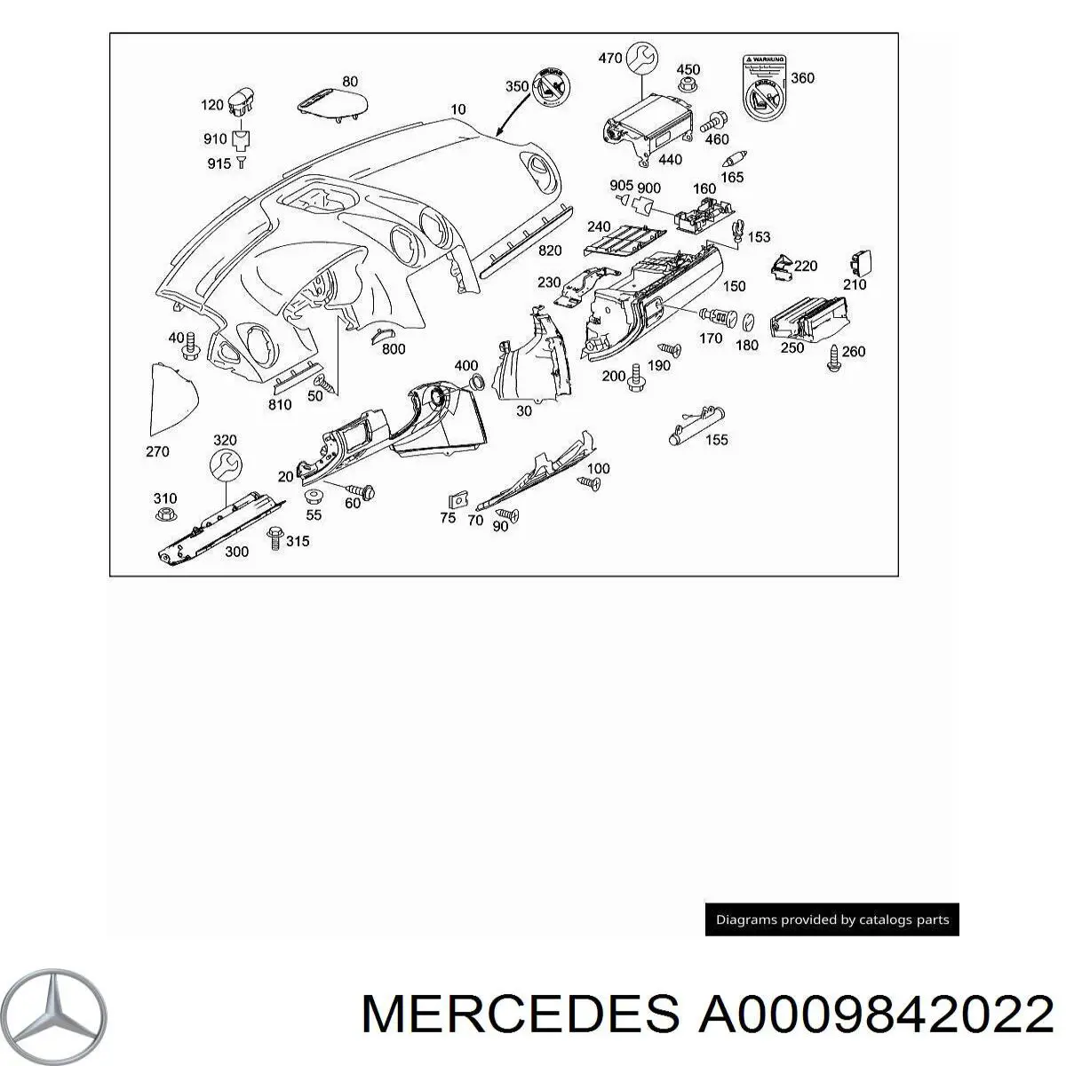 A0009842022 Mercedes 