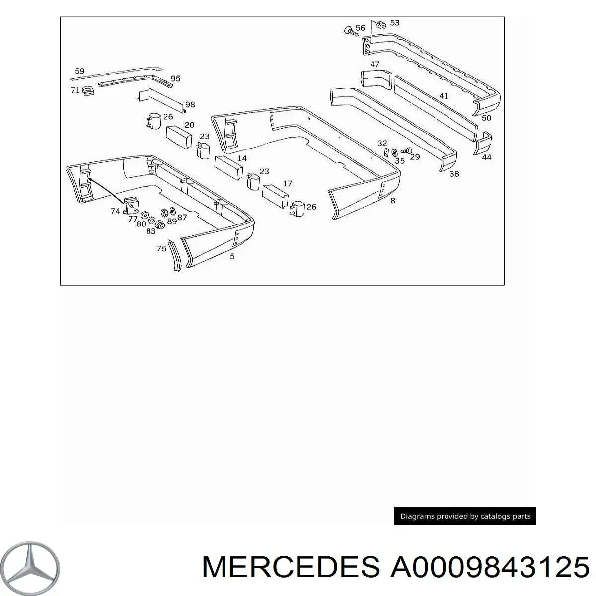  Mercedes A0009843125 precio, desde  