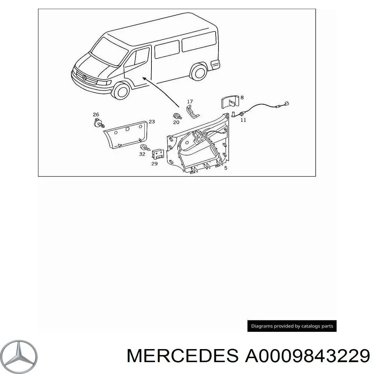 A0009843229 Mercedes