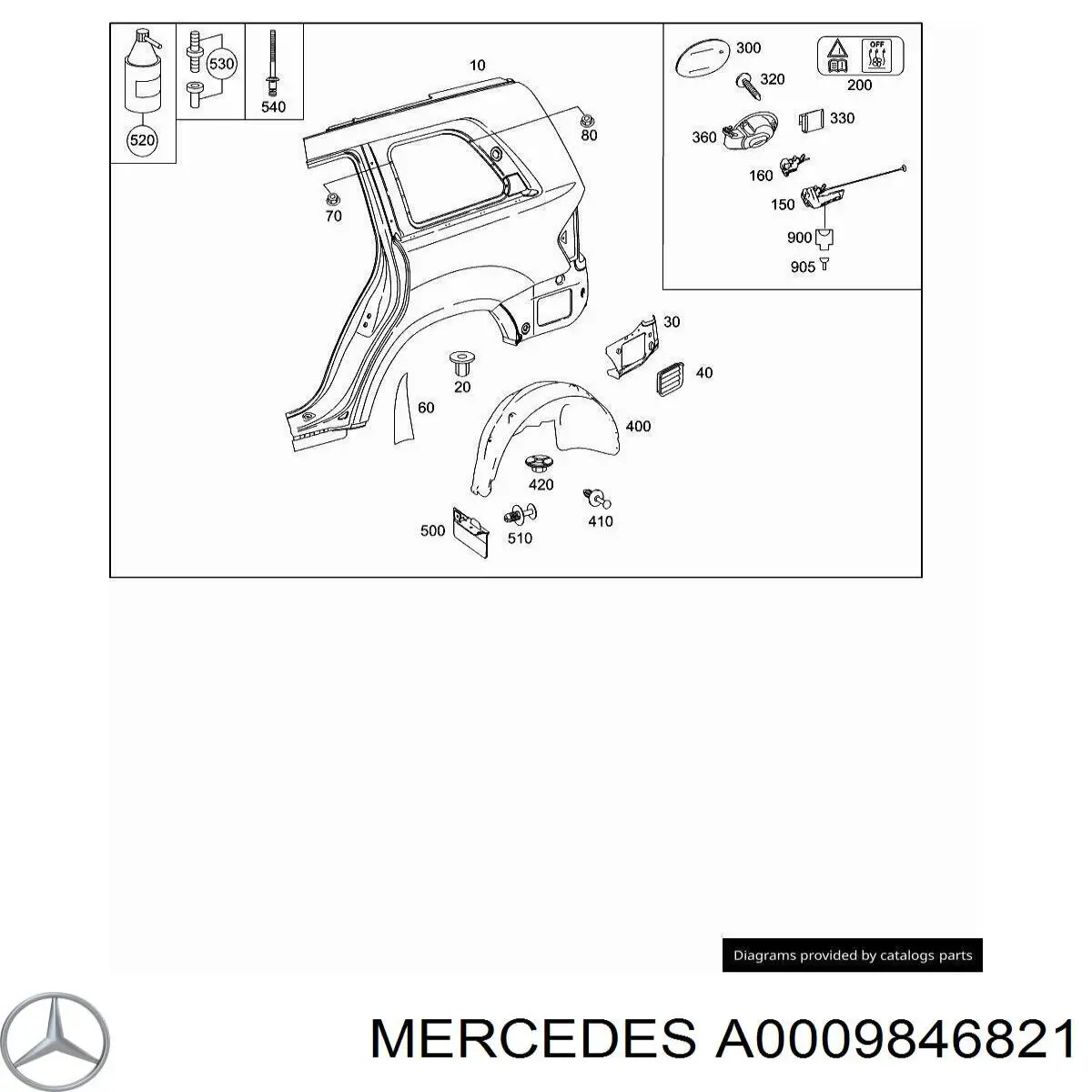 Comprar A0009846821 Mercedes 