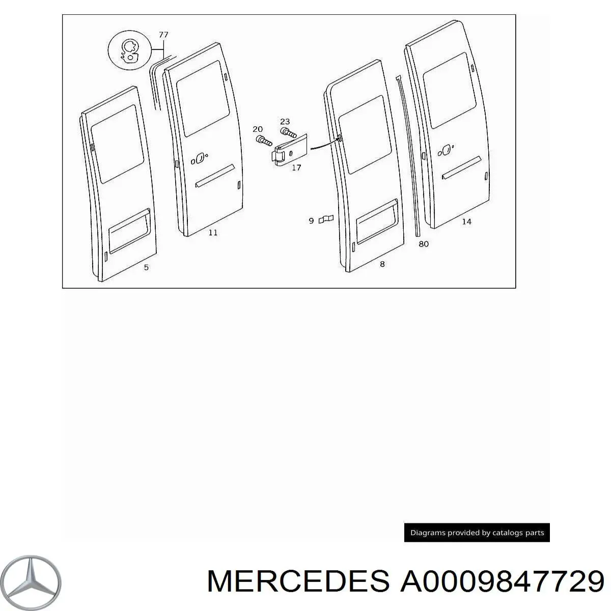 A0009847729 Mercedes