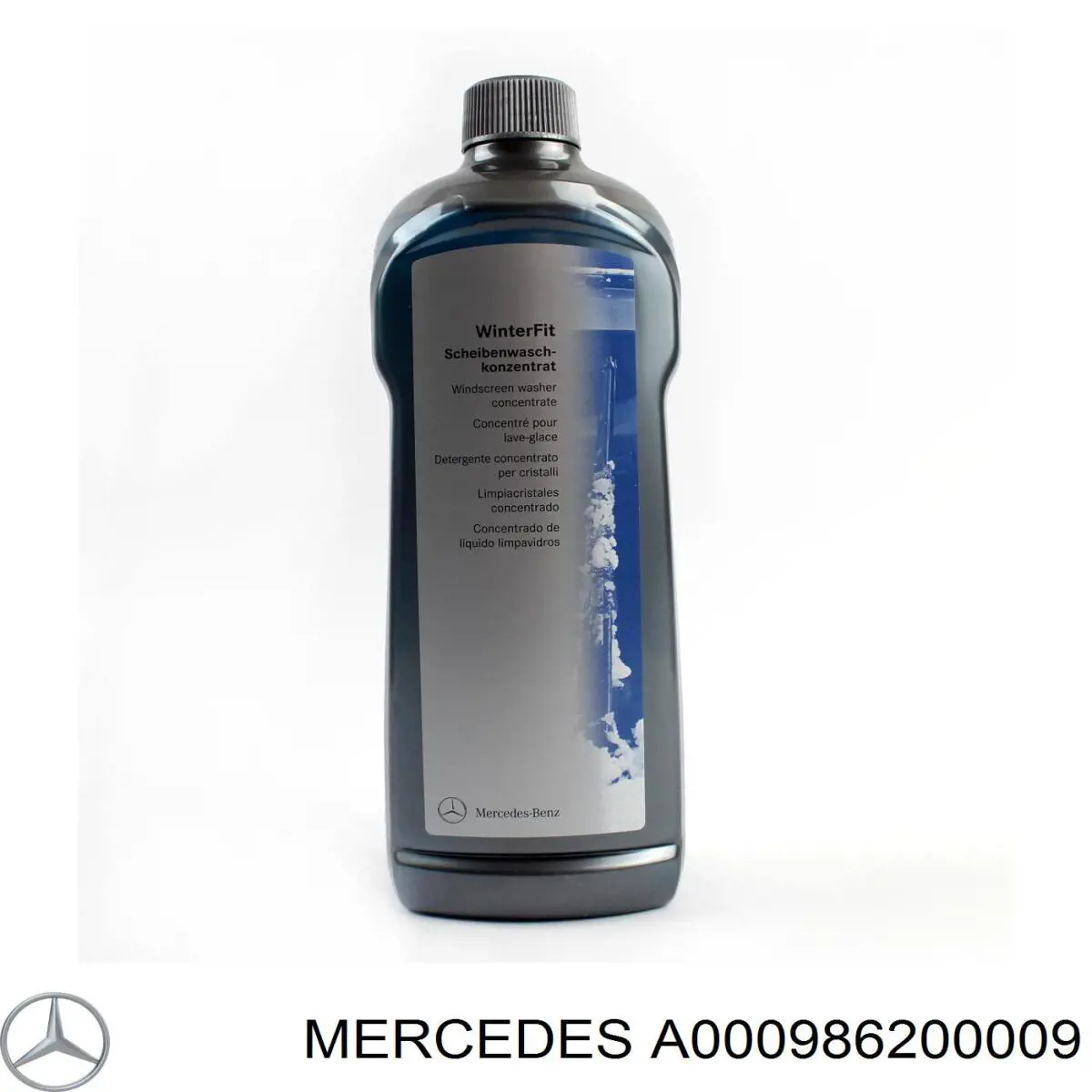 A000986200009 Mercedes líquido limpiaparabrisas, 0.04l