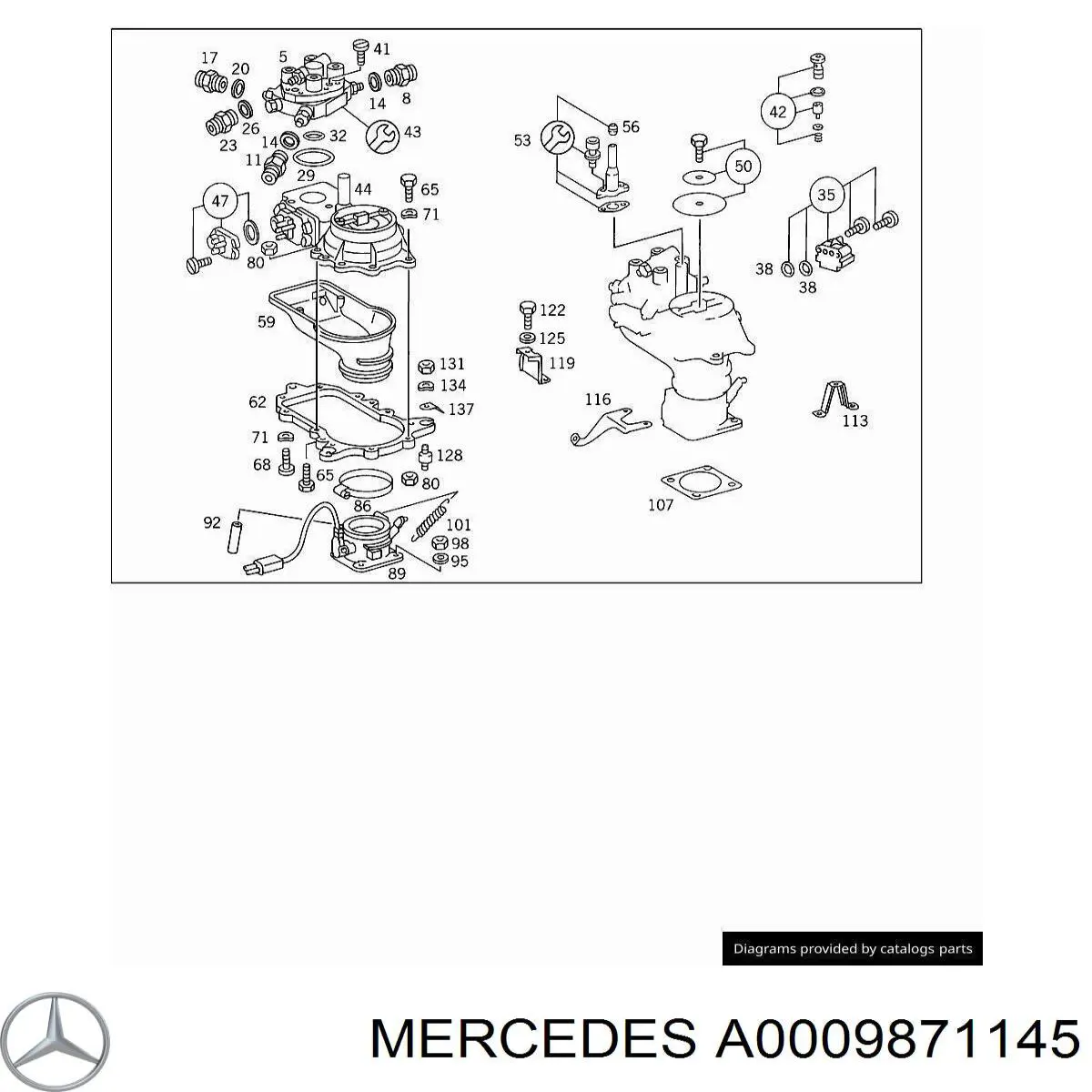 A0009871145 Mercedes