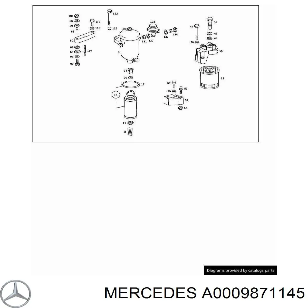  Mercedes A0009871145 precio, desde 2,65 EUR
