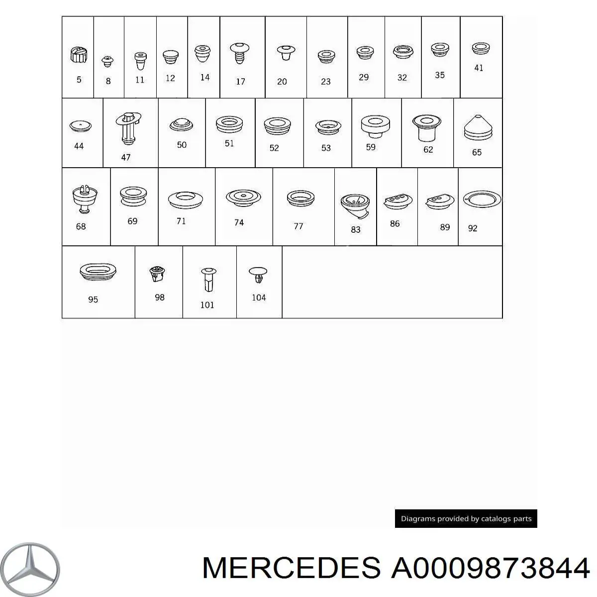 Comprar A0009873844 Mercedes 