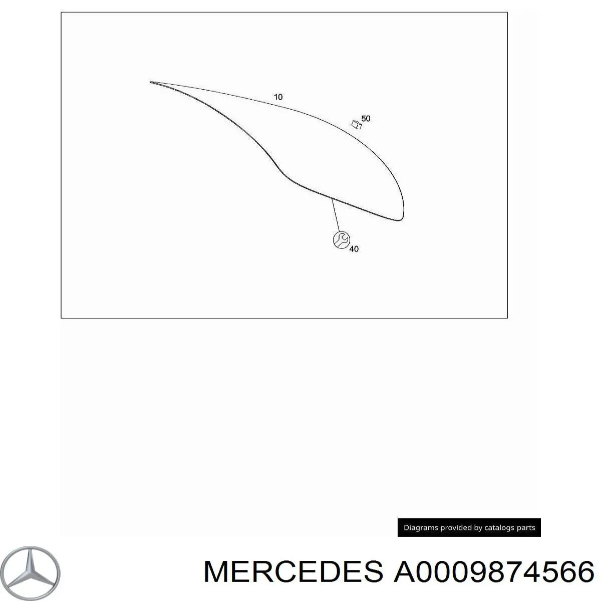 Cristal parabrisas Mercedes A0009874566 precio, desde 3,18 EUR