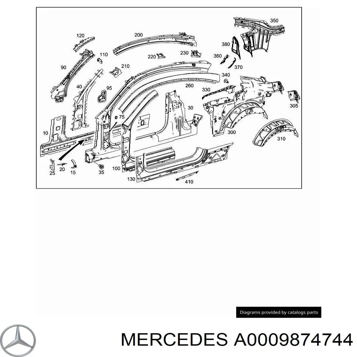 A0009874744 Mercedes