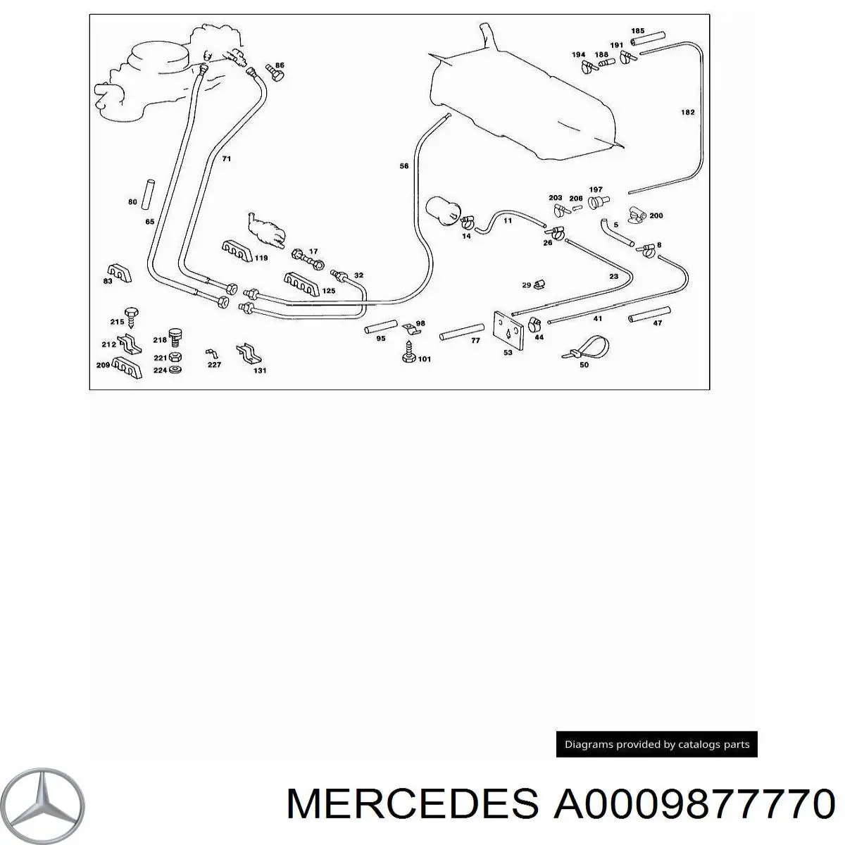  Mercedes A0009877770 precio, desde 116,42 EUR