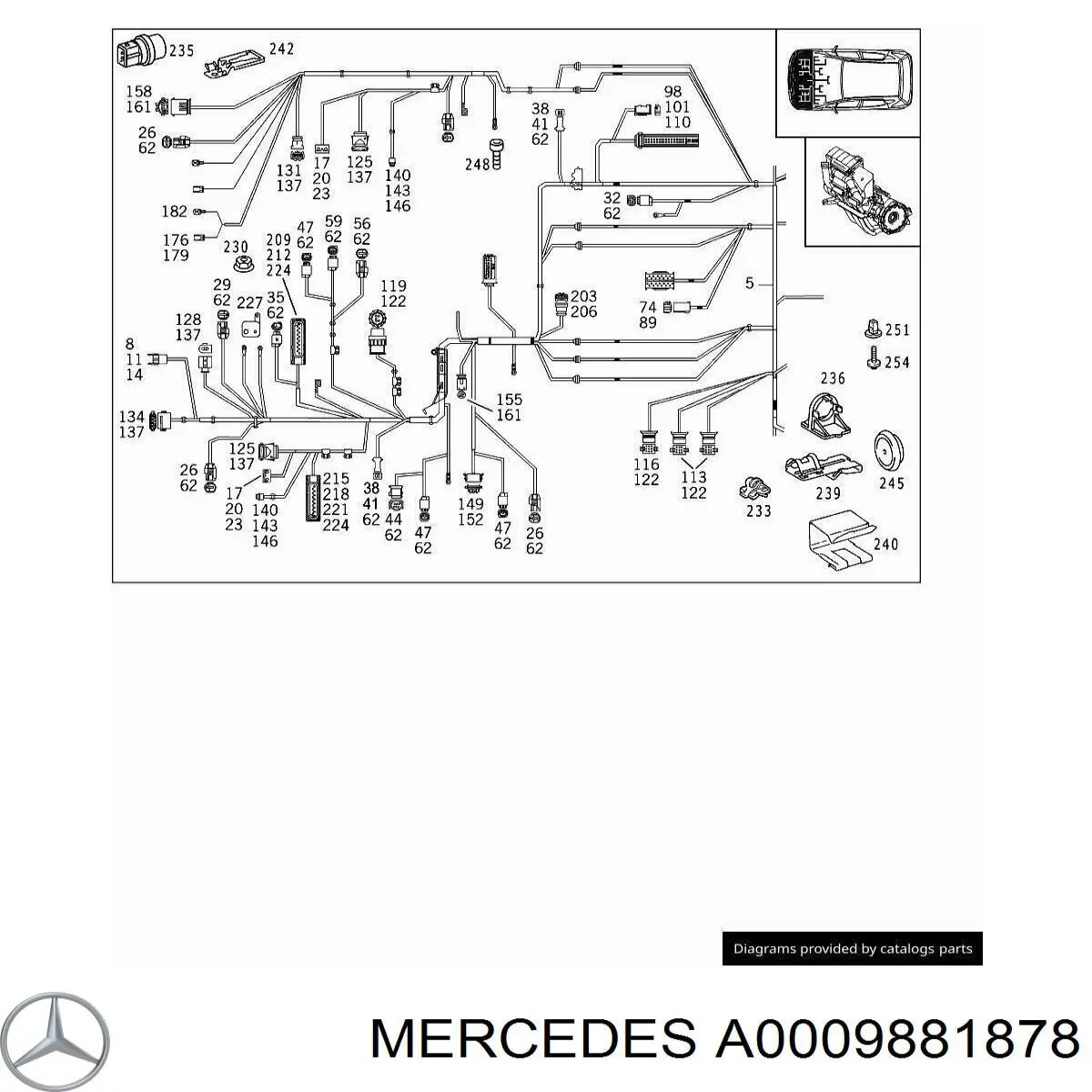  A0009881878 Mercedes