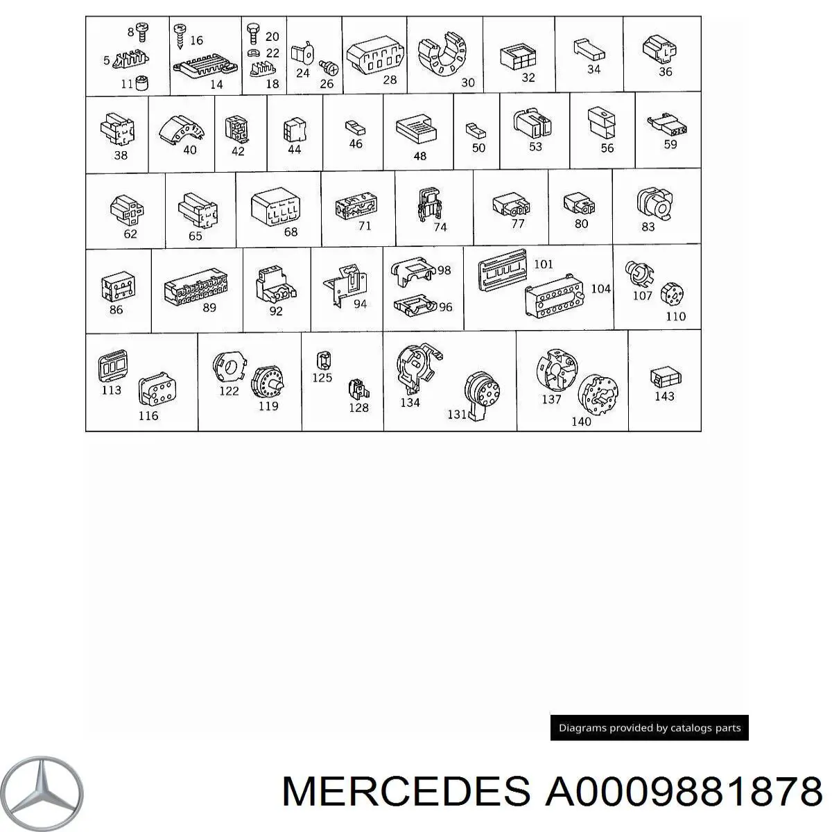  Mercedes A0009881878
