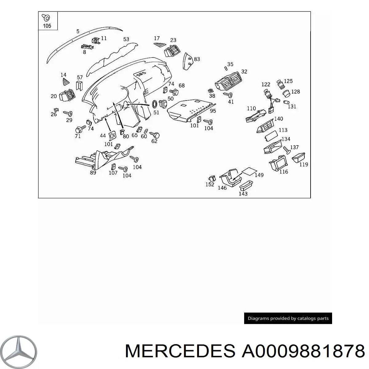 A0009881878 Mercedes