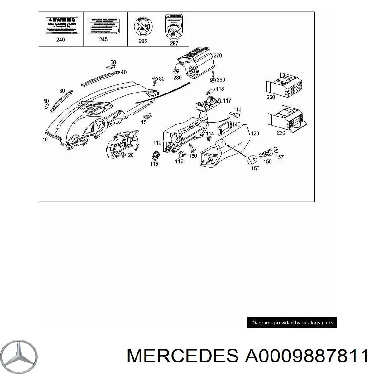 A0009887811 Mercedes