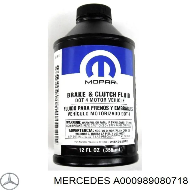 Liquido frenos Mercedes A000989080718