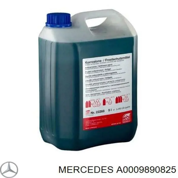 Líquido anticongelante Mercedes ANTIFREEZE 1.5L (A0009890825)
