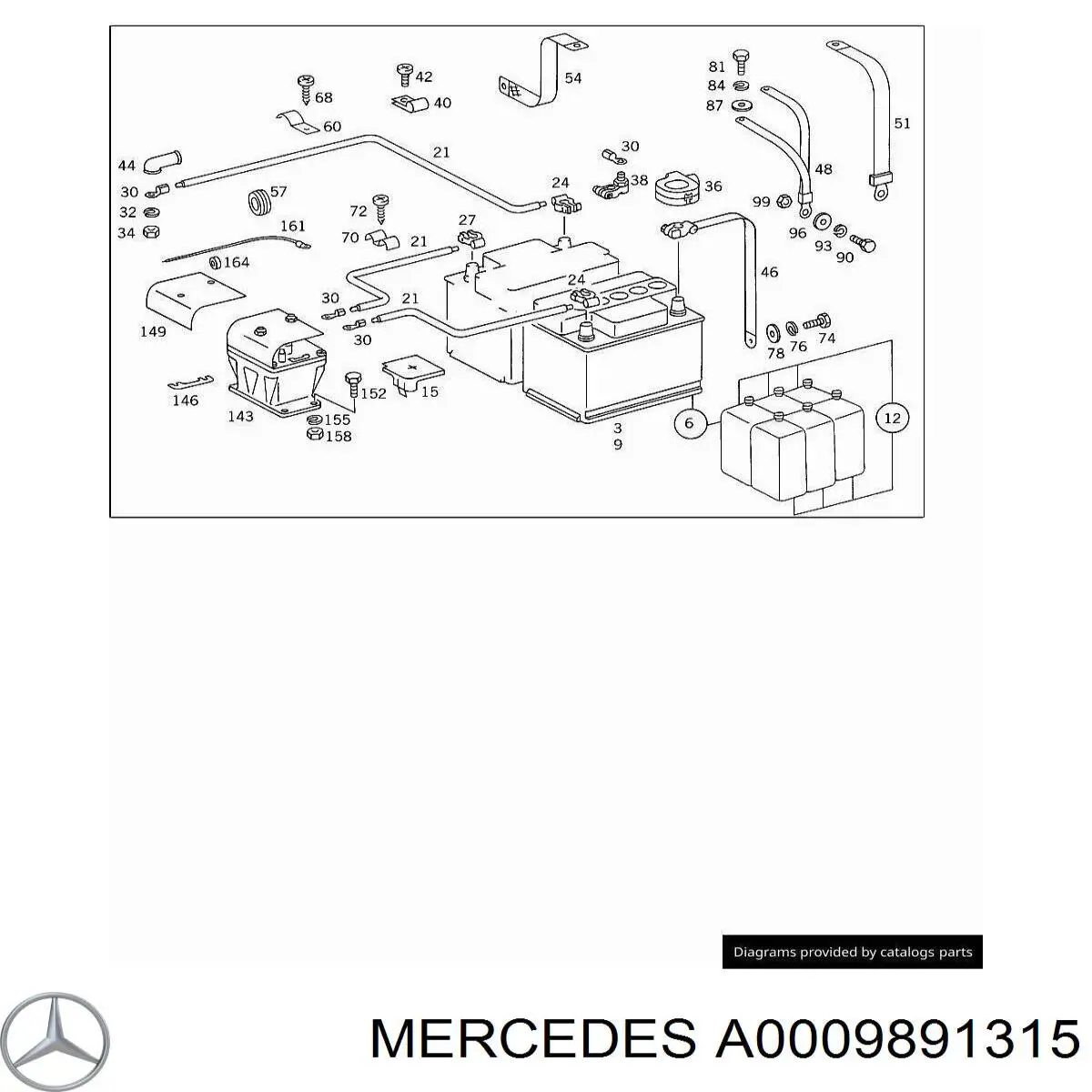 Mercedes A0009891315 precio, desde 63,18 EUR