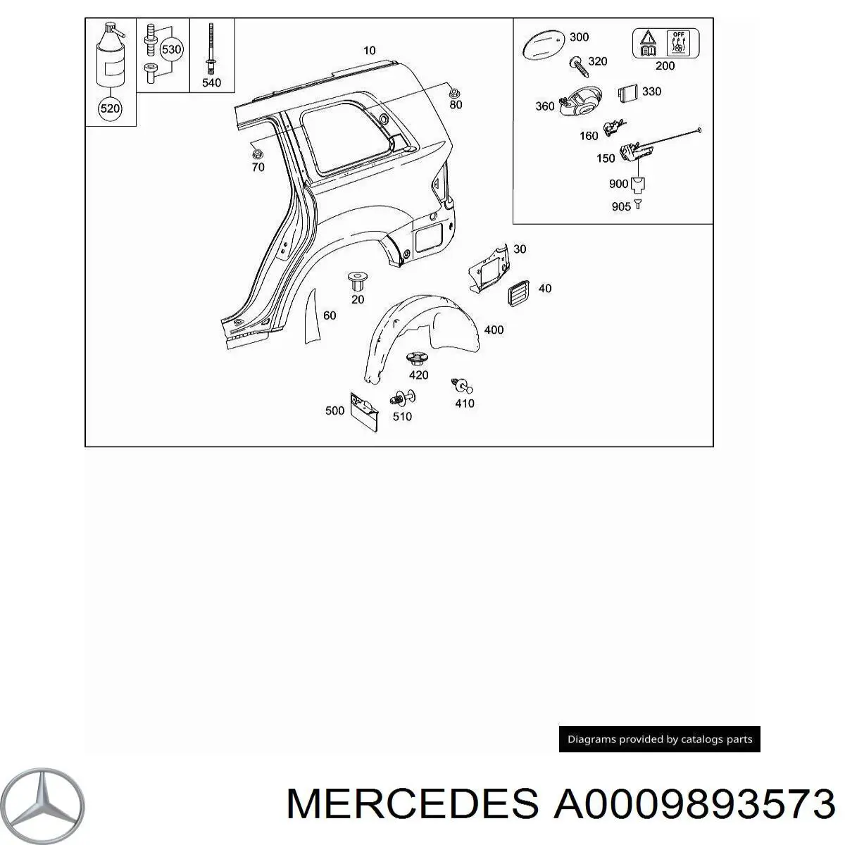  A0009893573 Mercedes